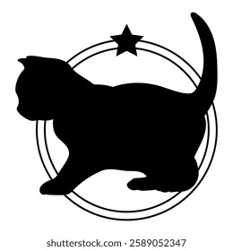 Cat silhouette, Cat, Cat breeds, logo, vector, silhouette, i love my dog, logo, vector, silhouette, i love my dog, animal, illustration, icon, sign, design, black, symbol, pet, love