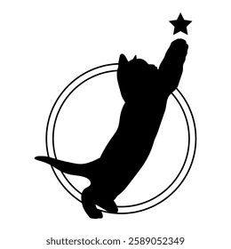 Cat silhouette, Cat, Cat breeds, logo, vector, silhouette, i love my dog, logo, vector, silhouette, i love my dog, animal, illustration, icon, sign, design, black, symbol, pet, love