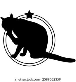 Cat silhouette, Cat, Cat breeds, logo, vector, silhouette, i love my dog, logo, vector, silhouette, i love my dog, animal, illustration, icon, sign, design, black, symbol, pet, love