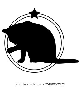 Cat silhouette, Cat, Cat breeds, logo, vector, silhouette, i love my dog, logo, vector, silhouette, i love my dog, animal, illustration, icon, sign, design, black, symbol, pet, love