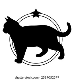 Cat silhouette, Cat, Cat breeds, logo, vector, silhouette, i love my dog, logo, vector, silhouette, i love my dog, animal, illustration, icon, sign, design, black, symbol, pet, love