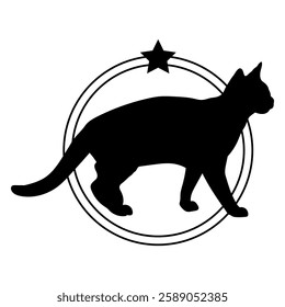 Cat silhouette, Cat, Cat breeds, logo, vector, silhouette, i love my dog, logo, vector, silhouette, i love my dog, animal, illustration, icon, sign, design, black, symbol, pet, love