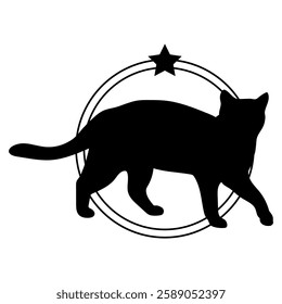 Cat silhouette, Cat, Cat breeds, logo, vector, silhouette, i love my dog, logo, vector, silhouette, i love my dog, animal, illustration, icon, sign, design, black, symbol, pet, love