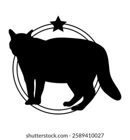 Cat silhouette, Cat, Cat breeds, logo, vector, silhouette, i love my dog, animal, illustration, icon, sign, design, black, symbol, pet, love