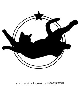 Cat silhouette, Cat, Cat breeds, logo, vector, silhouette, i love my dog, animal, illustration, icon, sign, design, black, symbol, pet, love