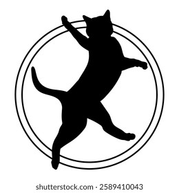 Cat silhouette, Cat, Cat breeds, logo, vector, silhouette, i love my dog, animal, illustration, icon, sign, design, black, symbol, pet, love