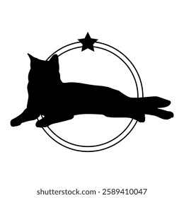 Cat silhouette, Cat, Cat breeds, logo, vector, silhouette, i love my dog, animal, illustration, icon, sign, design, black, symbol, pet, love