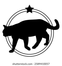 Cat silhouette, Cat, Cat breeds, logo, vector, silhouette, i love my dog, animal, illustration, icon, sign, design, black, symbol, pet, love