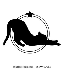 Cat silhouette, Cat, Cat breeds, logo, vector, silhouette, i love my dog, animal, illustration, icon, sign, design, black, symbol, pet, love