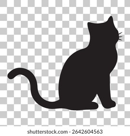 Cat silhouette collection. Cat silhouette.