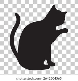 Cat silhouette collection. Cat silhouette.