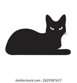 Cat Silhouette Minimalist Design art