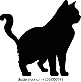 Cat Silhouette – Sleek and Stylish Feline Art