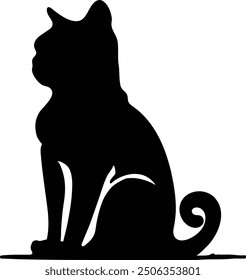 Cat Silhouette – Sleek and Stylish Feline Art