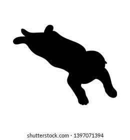 Cat Silhouette. Smooth and Clear. Vector Illustration. 