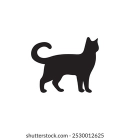 gato silhueta vetor arte Design