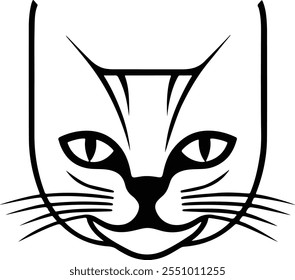 Ilustração de arte vetorial de silhueta de gato