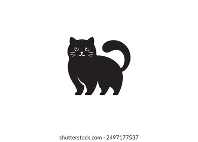 Cat silhouette vector art illustrations