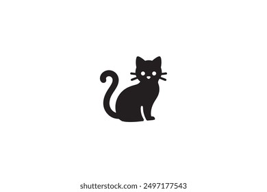 Cat silhouette vector art illustrations