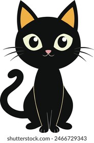 Cat Silhouette vector Clean and Elegant design 