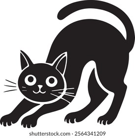 Cat Silhouette vector Clean and Elegant design