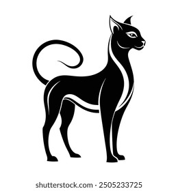 cat silhouette vector design eps