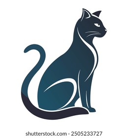 cat silhouette vector design eps