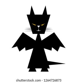 Cat Silhouette. Vector Illustration.