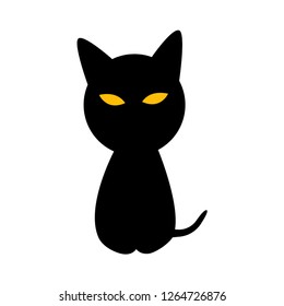 Cat Silhouette. Vector Illustration.