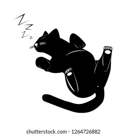 Cat Silhouette. Vector Illustration.
