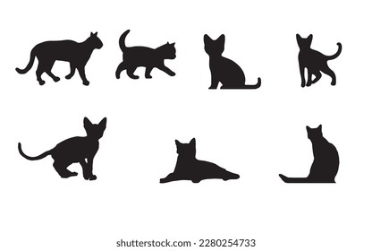 Cat silhouettes Collection, Cat silhouette