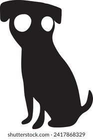 Cat Silhouette.This is an editable eps vector file.