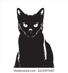 Cat silhoutte vector style Illustrations