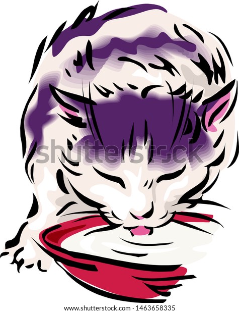 cat sip cat milk