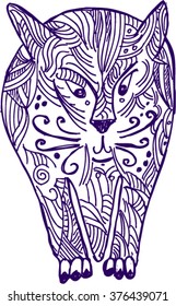 cat, sketch