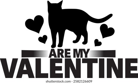 cat slogan design vector graphic