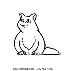 The cat is a small domestic mammal with fur and claws. Widely used for catching mice.
