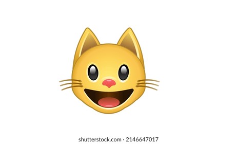 Cat Smiley Web Emoji Gesicht