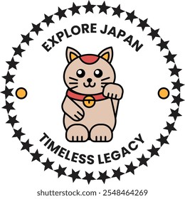 A cat is smiling and wearing a bell around its neck