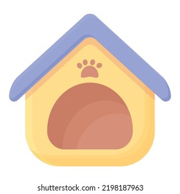 Cat soft house icon cartoon vector. Pet toy. Animal care