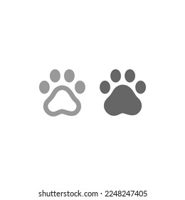 cat sole logo design vector