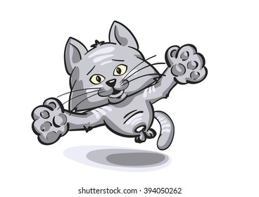 cat something catches