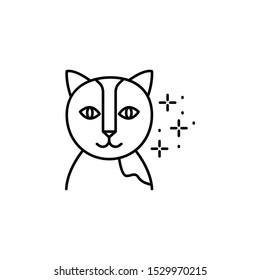 Cat speck icon. Element of cats icon