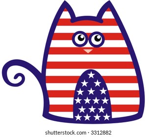 Cat Stars & Strips