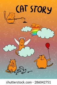 cat story, set 1