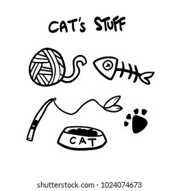 cat stuff vector