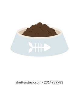 cat supplies. Cat food bowl.