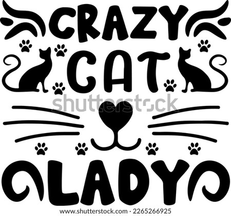 Cat SVG Craft T-Shirt Design 