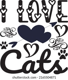Cat SVG Design, Cat Design, Cat Svg Bundle, Cat T-Shirt Design