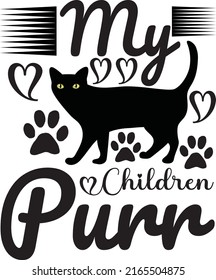 Cat SVG Design, Cat Design, Cat Svg Bundle, Cat T-Shirt Design